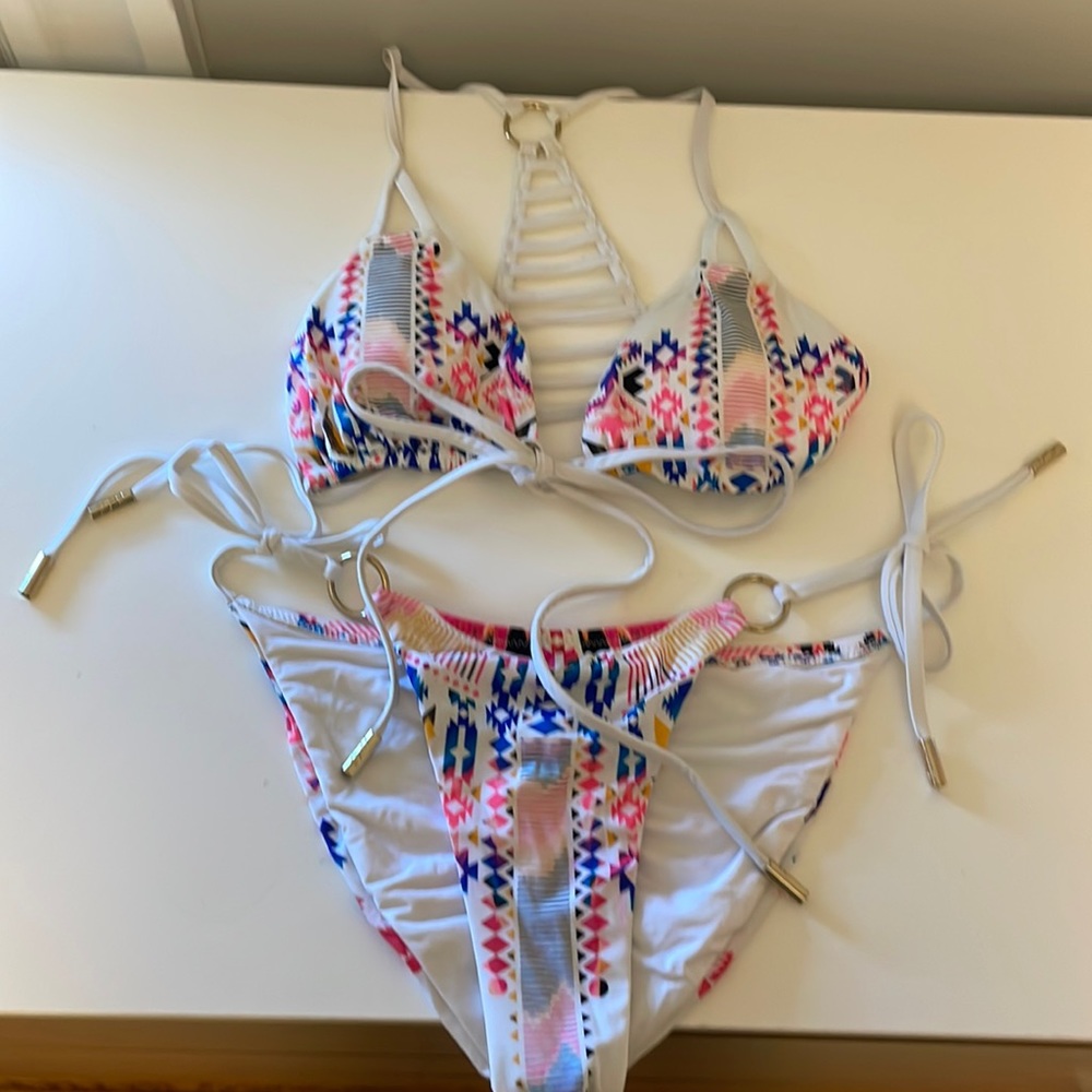 Red Carter String bikini